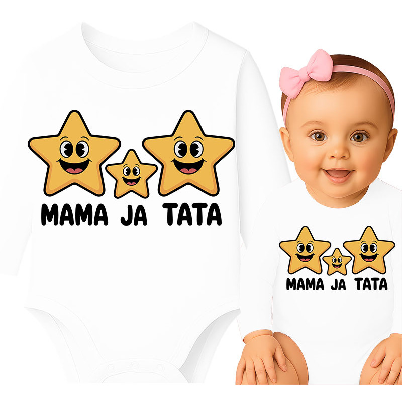 Schattige Babysuit met Sterrenontwerp