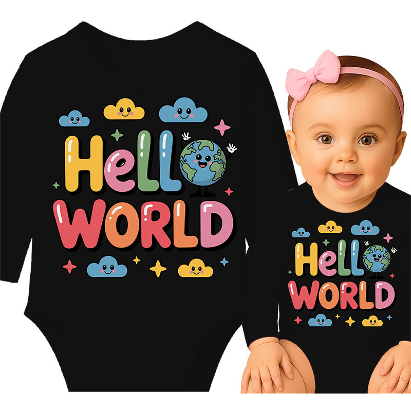Body dziecęce 'Hello World'