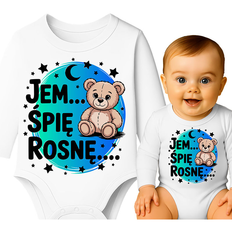 Body dziecęce  'Jem, śpię, rosnę'