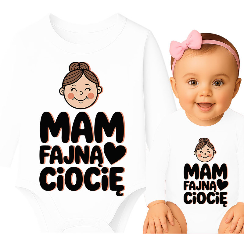 Body dziecęce 'Mam fajną ciocię'