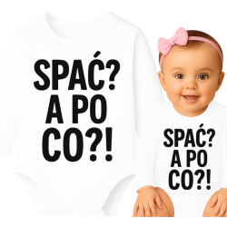 Body dziecęce 'Spać? A po co?!'