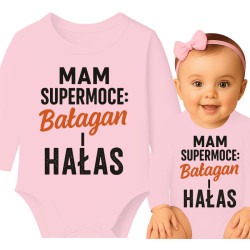 Body dziecęce 'Mam Supermoce: Bałagan i Hałas'