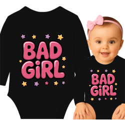 Schattige 'Bad Girl' Baby Romper