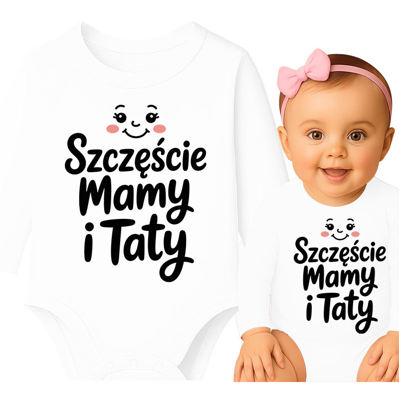 body dziecięce 'Szczęście Mamy i Taty'