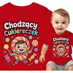 Schattig Candy Walker T-Shirt voor Kinderen