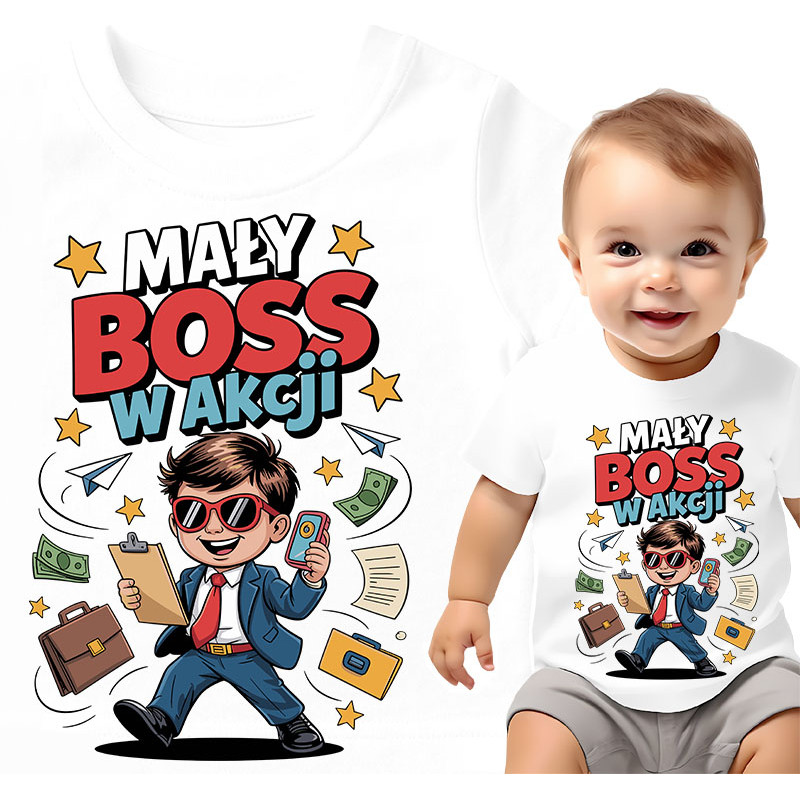Little Boss T-Shirt voor Kinderen