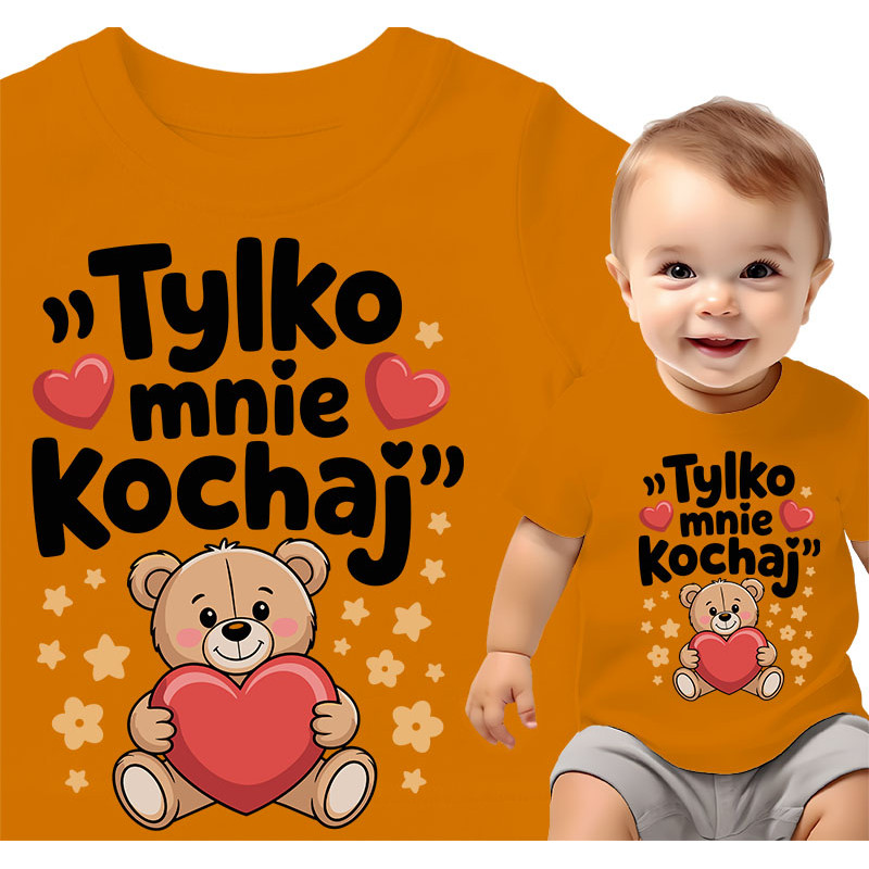 Koszulka dla dzieci 0-2 lata 'Tylko mnie kochaj'