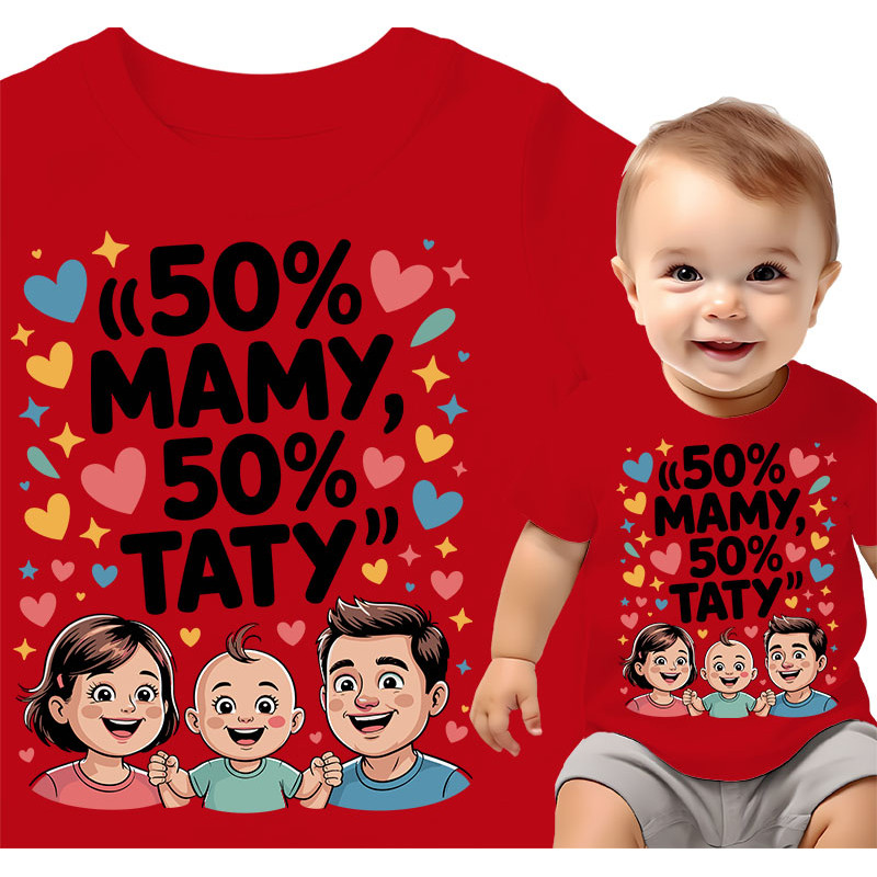 Charmante Kids Tee - 50% Mamy, 50% Taty