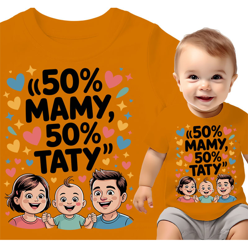 Charmante Kids Tee - 50% Mamy, 50% Taty