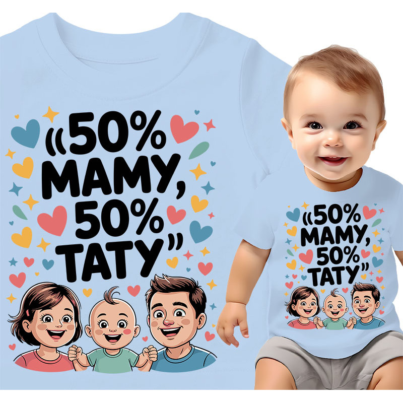 Charmante Kids Tee - 50% Mamy, 50% Taty