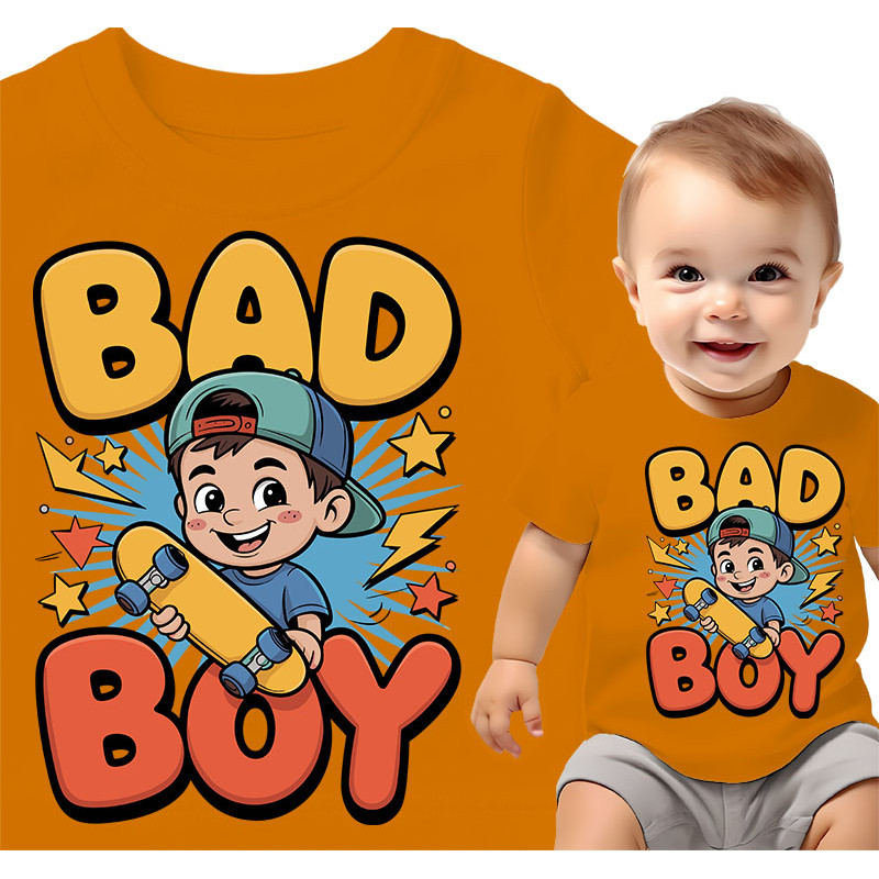 Coole Bad Boy T-Shirt voor Kinderen