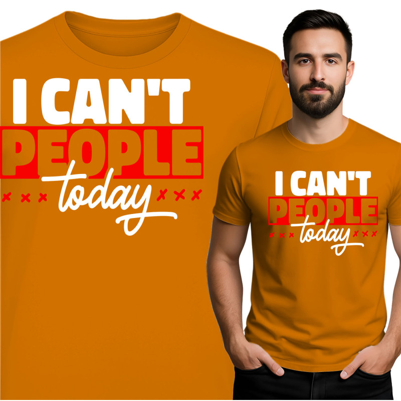 Ik Kan Vandaag Geen Mensen T-Shirt