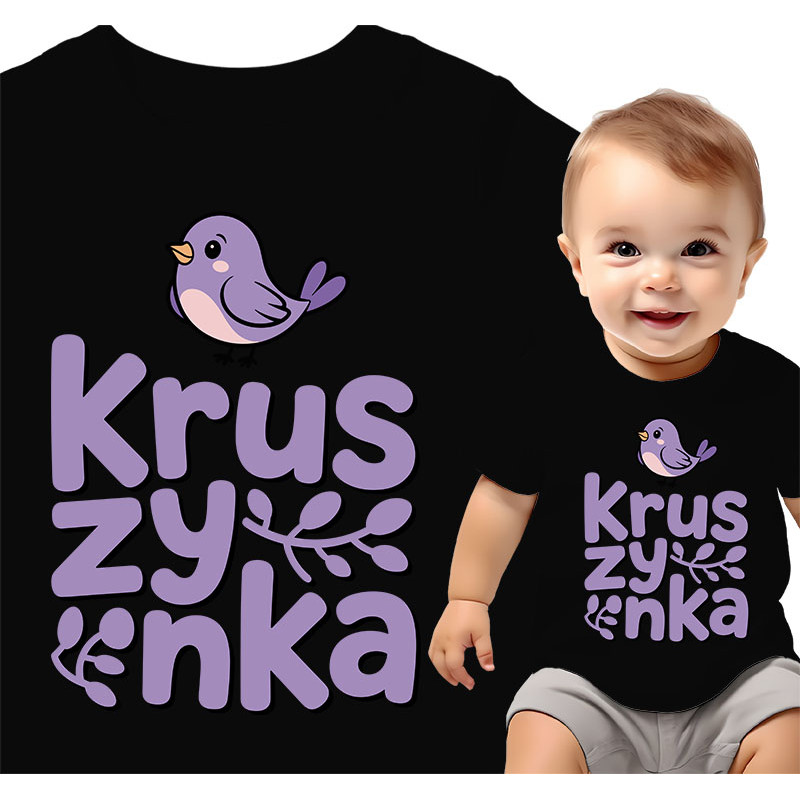 Stylish 'Kruszynka' Baby Tee - A Perfect Gift!