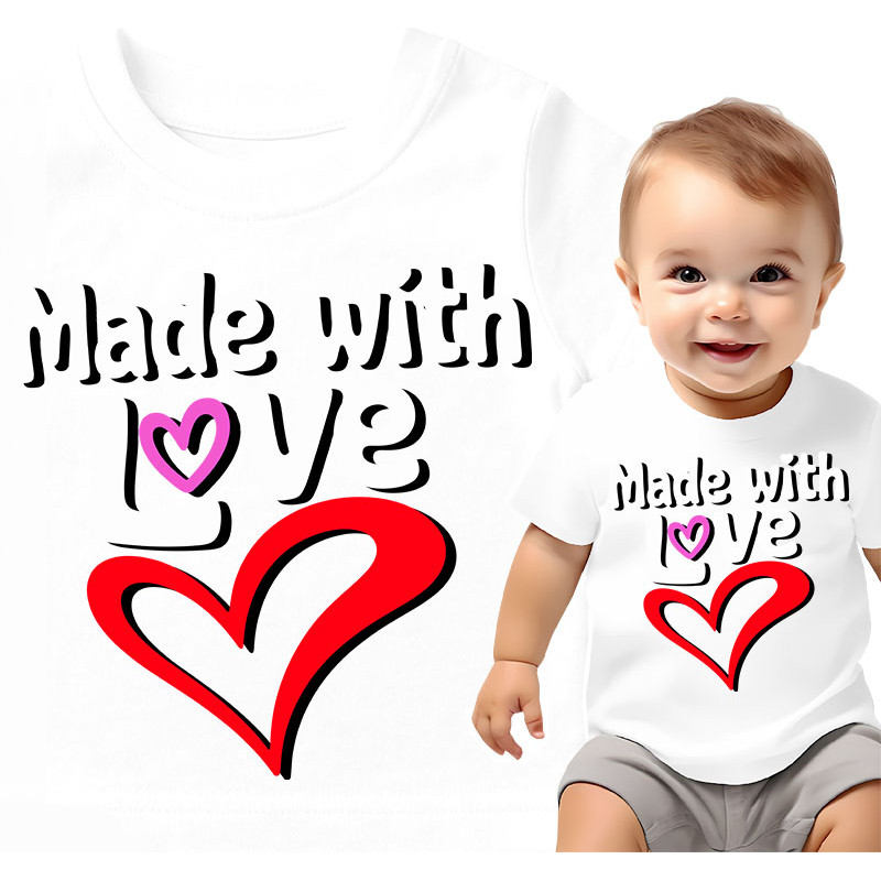 Baby T-Shirt 'Made with Love'