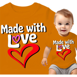 Baby T-Shirt 'Made with Love'