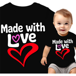 Baby T-Shirt 'Made with Love'