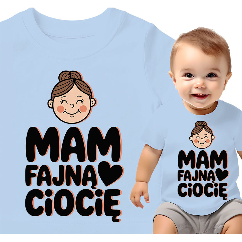 Baby T-Shirt met Tante Ontwerp