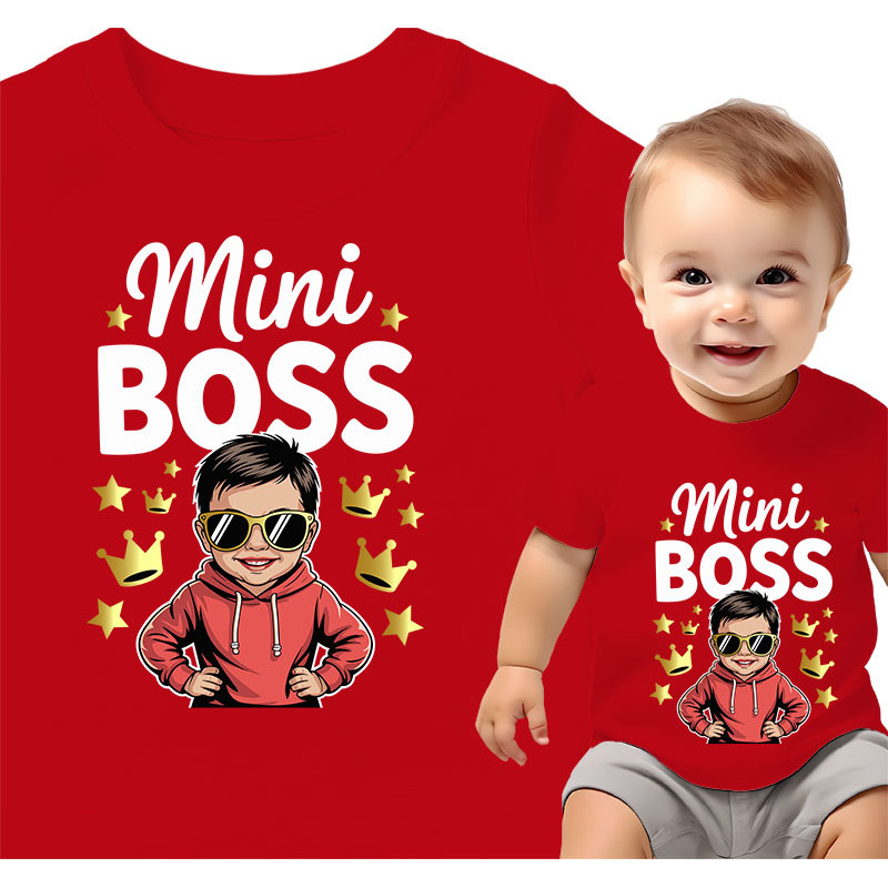 Koszulka dla dzieci 0-2 lata 'Mini Boss'