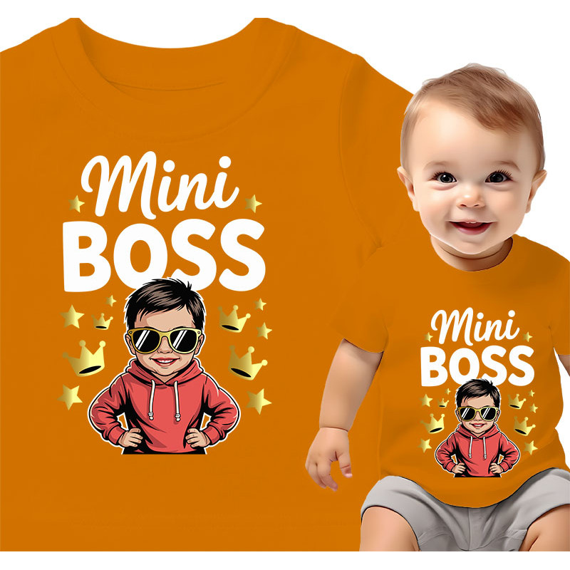 Koszulka dla dzieci 0-2 lata 'Mini Boss'