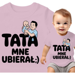 Schattig Baby T-Shirt - 'Papa Kleed Mij Aan!'