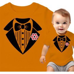 Schattige Baby Tuxedo Romper