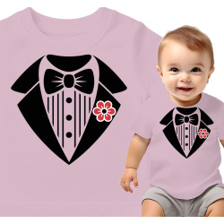 Schattige Baby Tuxedo Romper