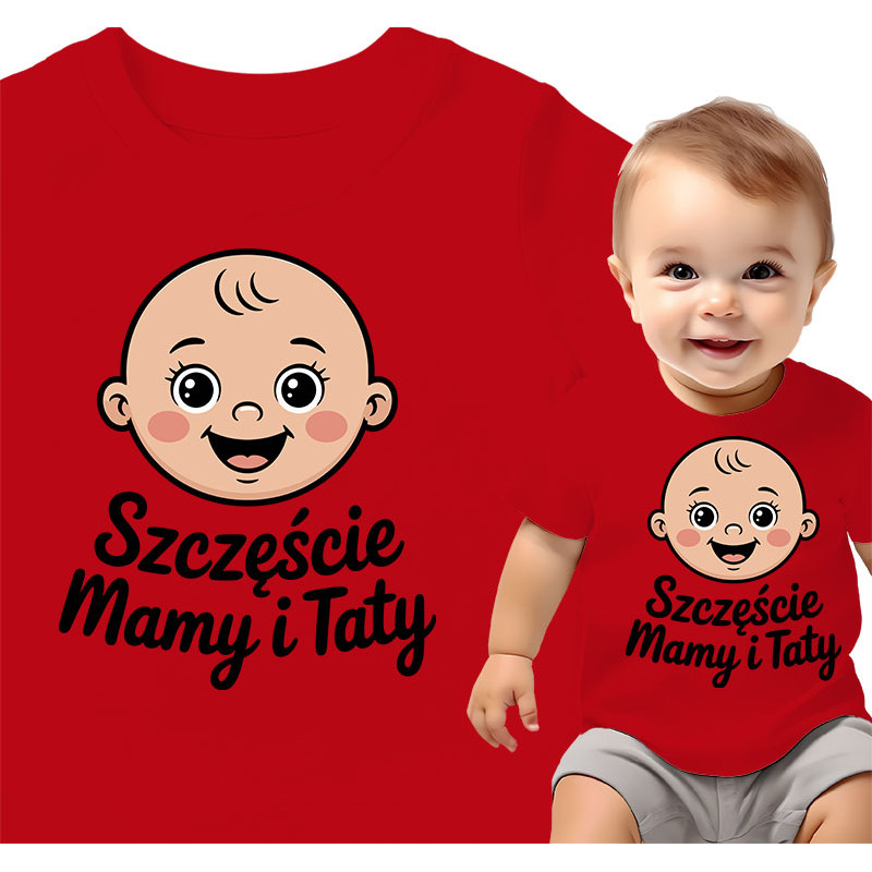 Vrolijk Familie Baby T-Shirt