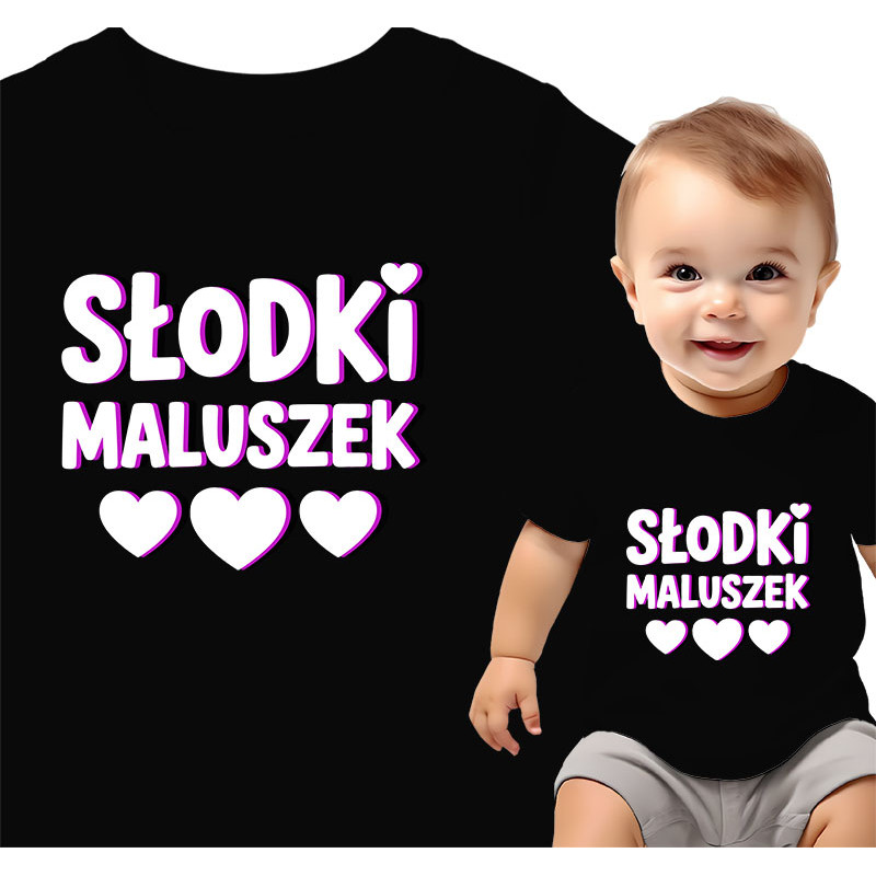 Schattig Baby T-Shirt - Słodki Maluszek