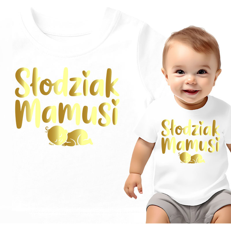 Stijlvol Babyshirt - 'Słodziak Mamusi' Ontwerp