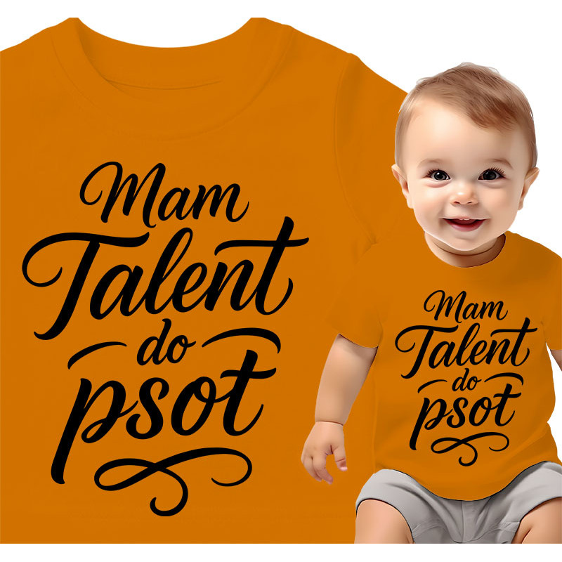 Cute Baby T-Shirt - Mam Talent do psot