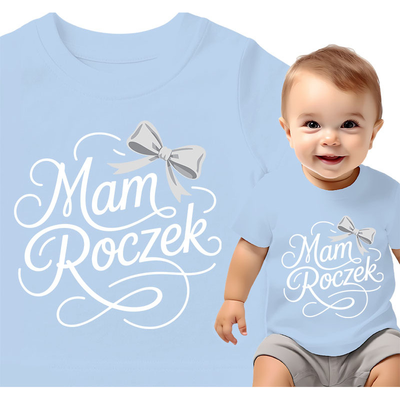Adorable 'Mam Roczek' Baby T-Shirt