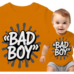 Koszulka dla dzieci 0-2 lata 'BAD BOY'