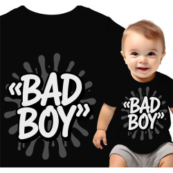 Koszulka dla dzieci 0-2 lata 'BAD BOY'
