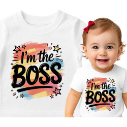 Ik ben de Baas Baby T-Shirt