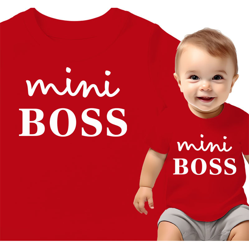 Koszulka dla dzieci 0-2 lata 'Mini Boss'