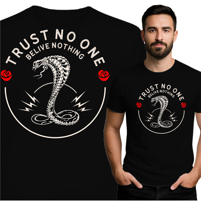Cobra Vertrouw Niemand T-Shirt