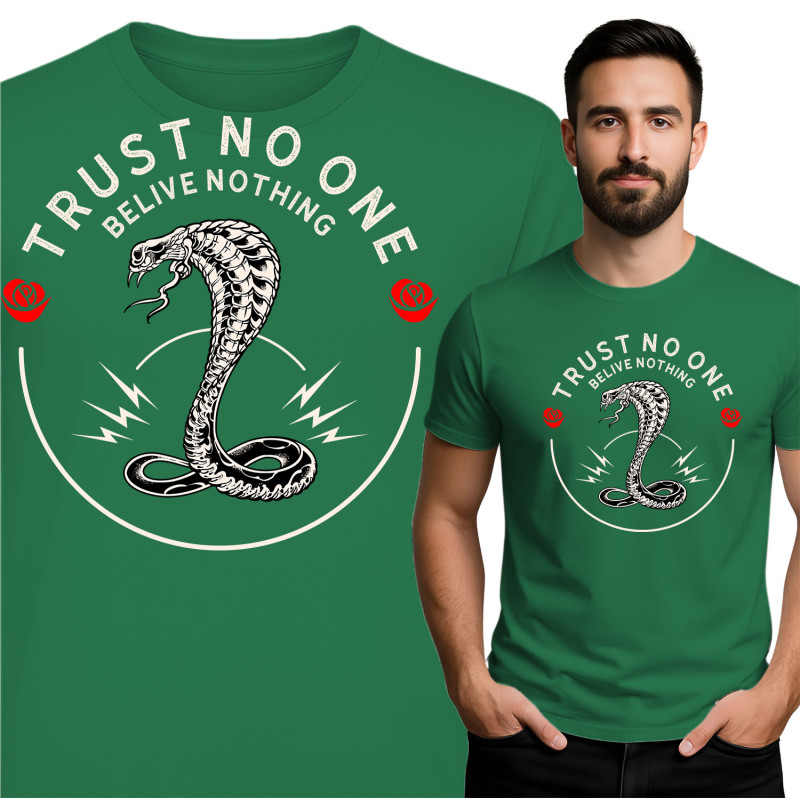Cobra Vertrouw Niemand T-Shirt