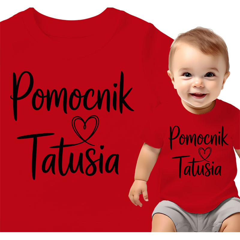 Cute 'Pomocnik Tatusia' Baby T-Shirt