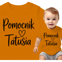 Cute 'Pomocnik Tatusia' Baby T-Shirt