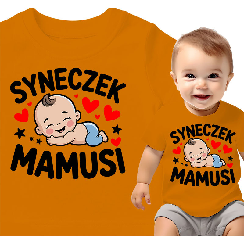 Koszulka dla dzieci 0-2 lata 'SYNECZEK MAMUSI'