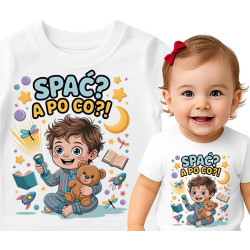 Speelse astronaut print baby t-shirt