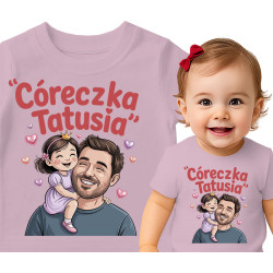 Koszulka dla dzieci 0-2 lata 'Córeczka Tatusia'
