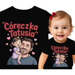 Koszulka dla dzieci 0-2 lata 'Córeczka Tatusia'