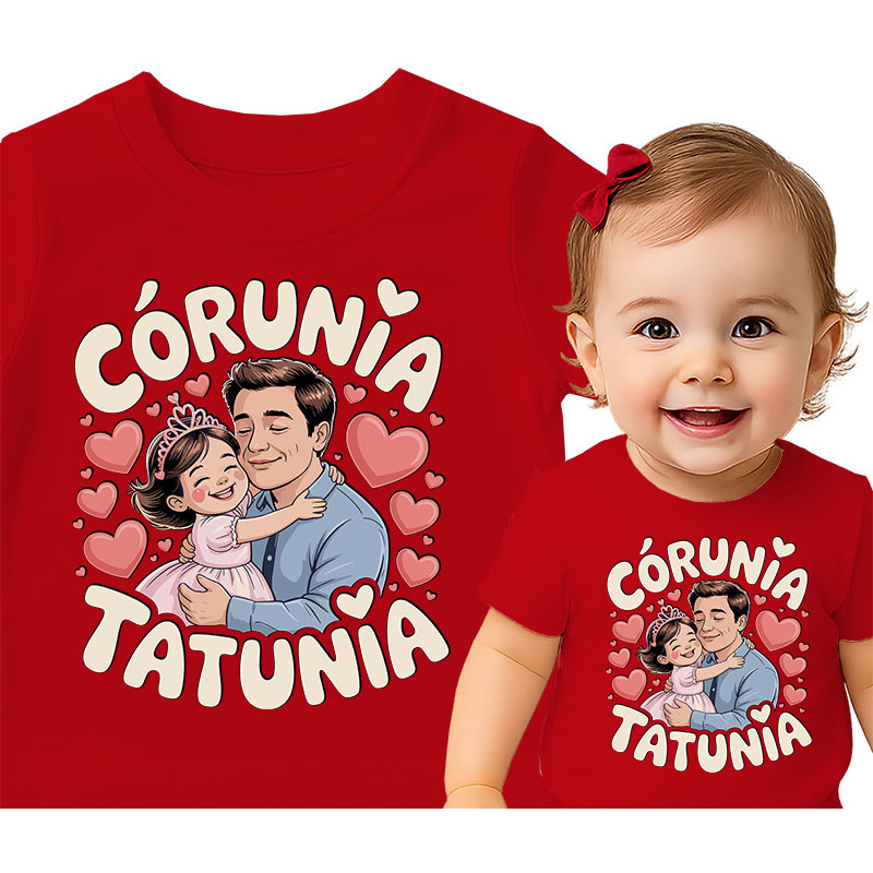 Koszulka dla dzieci 0-2 lata 'CÓRUNIA TATUNIA'