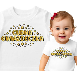 Koszulka dla dzieci 0-2 lata 'CUDNA GWIAZDECZKA'