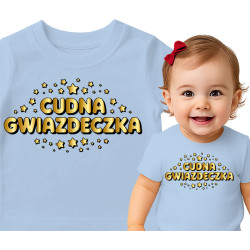 Koszulka dla dzieci 0-2 lata 'CUDNA GWIAZDECZKA'