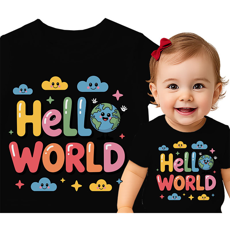 Cute Hello World Baby T-Shirt