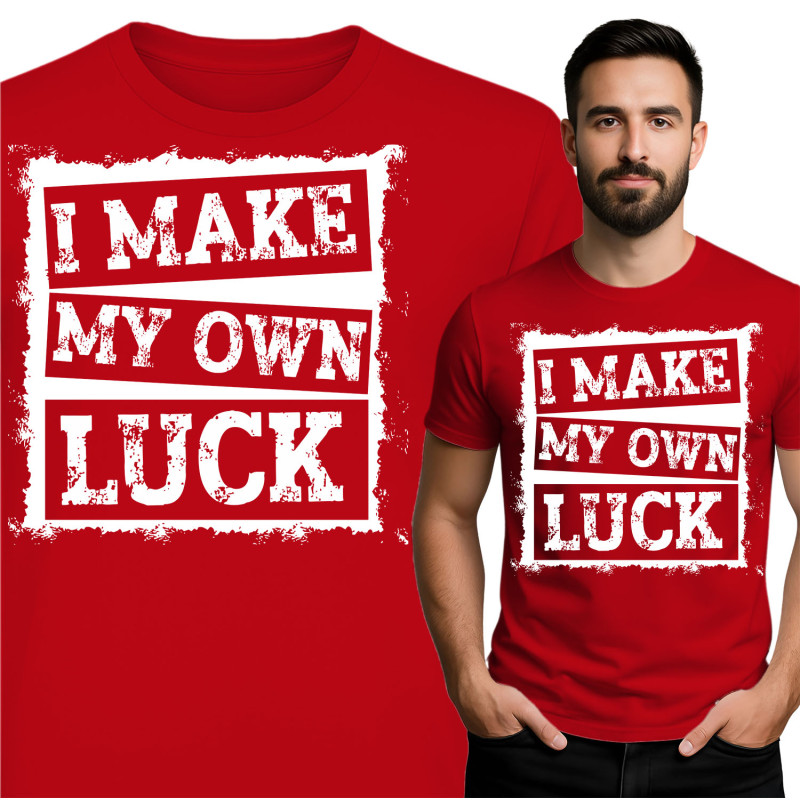 T-Shirt 'Ik Maak Mijn Eigen Geluk'