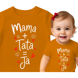 Koszulka dla dzieci 0-2 lata ' Mama i Tata są równi mnie '