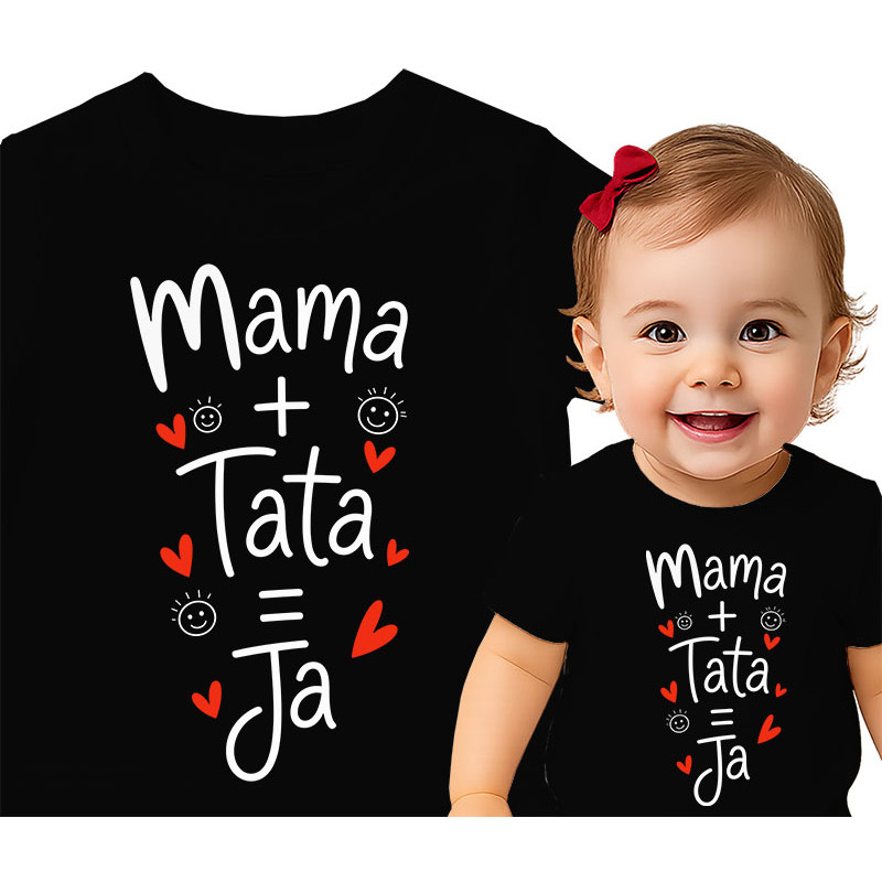 Koszulka dla dzieci 0-2 lata ' Mama i Tata są równi mnie '